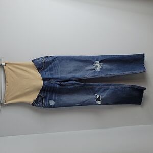 Jessica Simpson Maternity Distressed Ripped Jeans Small